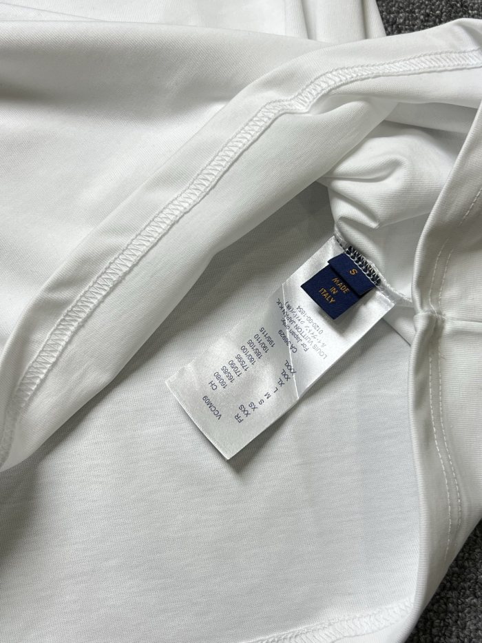 SMCL-4374 High Quality 2026ss Louis Vuitton 280g Cotton T-shirt