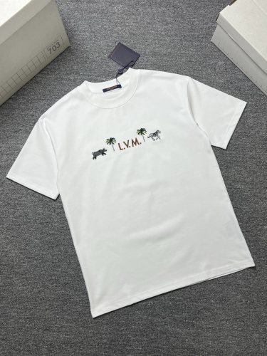 SMCL-4382 High Quality 2026ss Louis Vuitton 280g Cotton T-shirt