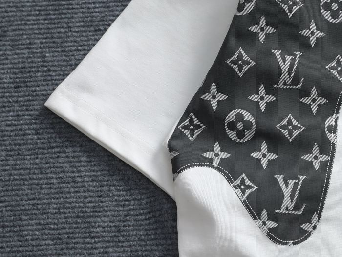 SMCL-4362 High Quality 2026ss Louis Vuitton 280g Cotton T-shirt
