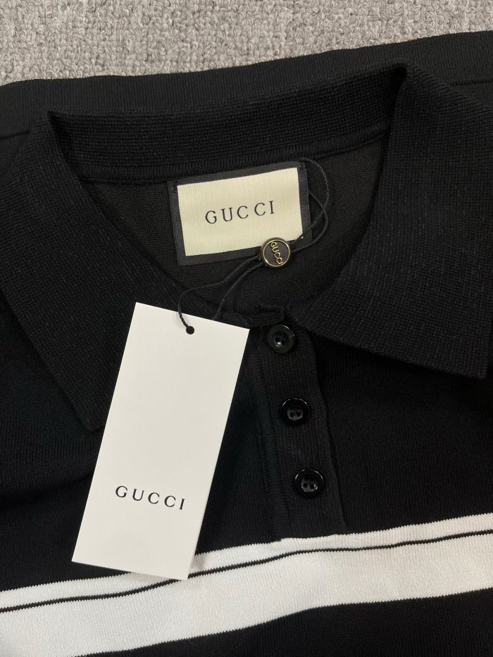 SMCL-4400 High Quality 2026ss GUCCI Knitting Polo-shirt