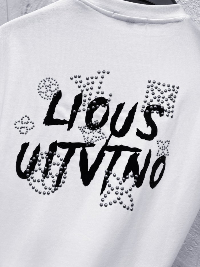 SMCL-4393 High Quality 2026ss Louis Vuitton 280g Cotton T-shirt