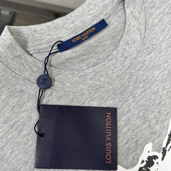 SMCL-4500 High Quality 2026ss Louis Vuitton 240g Cotton Oversize T-shirt