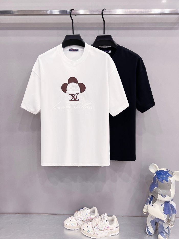 SMCL-4341 High Quality 2026ss Louis Vuitton 280g Cotton T-shirt