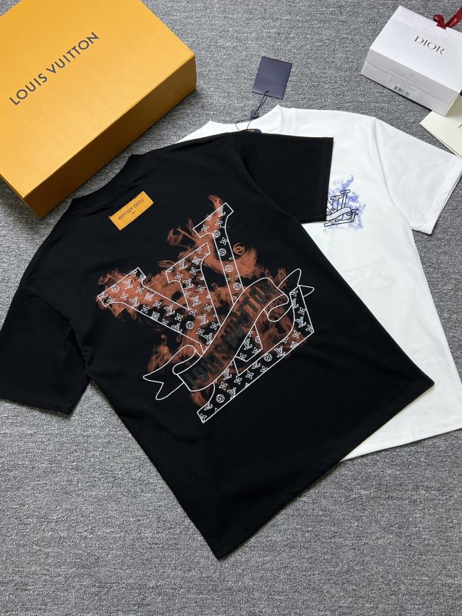 SMCL-4378 High Quality 2026ss Louis Vuitton 280g Cotton T-shirt