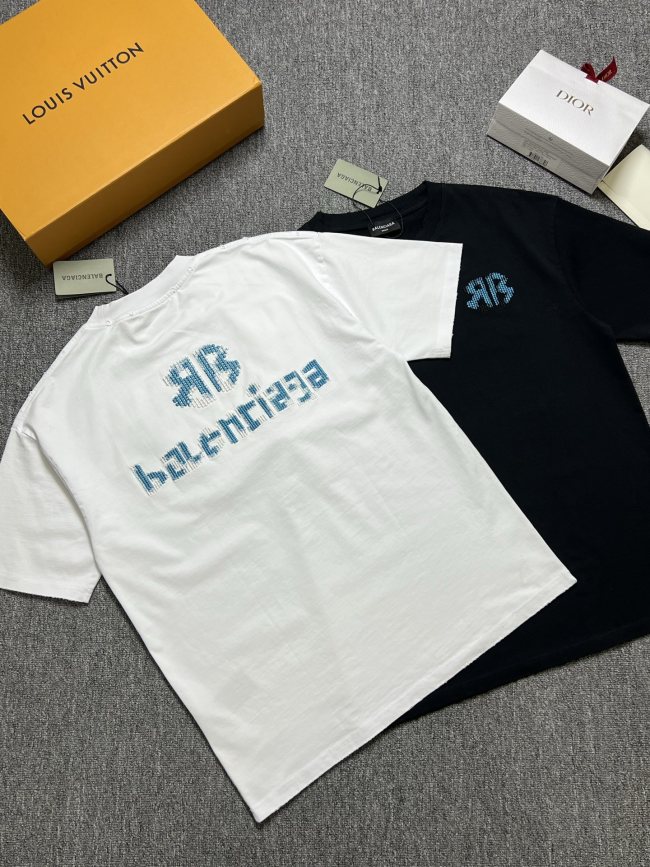 SMCL-4432 High Quality 2026ss Balenciaga 320g Cotton T-shirt
