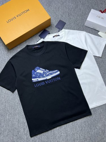 SMCL-4374 High Quality 2026ss Louis Vuitton 280g Cotton T-shirt