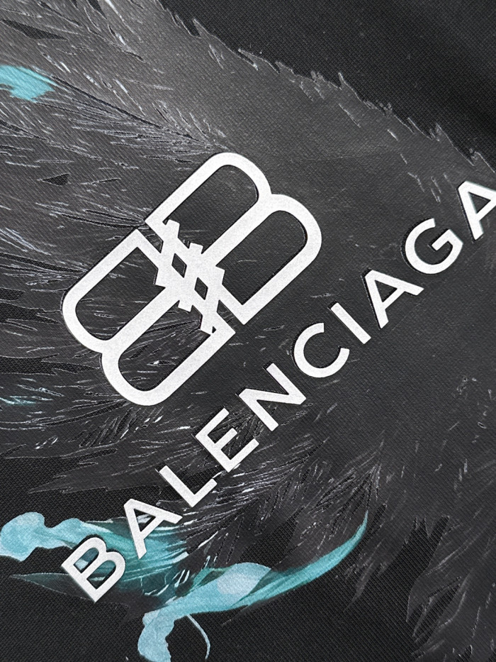 SMCL-4451 High Quality 2026ss Balenciaga 270g Cotton T-shirt