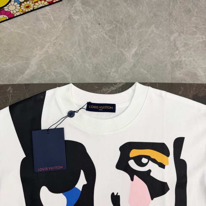 SMCL-4495 High Quality 2026ss Louis Vuitton 280g Cotton T-shirt