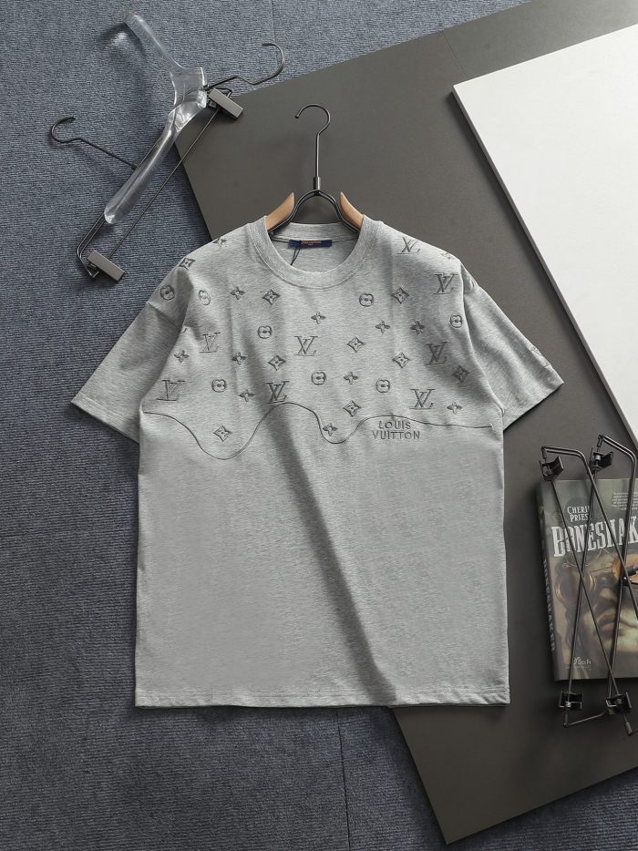 SMCL-4364 High Quality 2026ss Louis Vuitton 280g Cotton T-shirt
