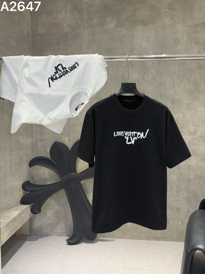 SMCL-4335 High Quality 2026ss Louis Vuitton 280g Cotton T-shirt