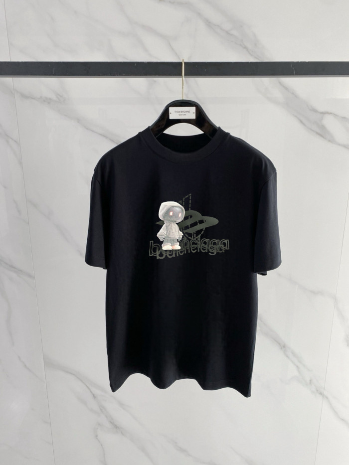 SMCL-4460 High Quality 2026ss Balenciaga 270g Cotton T-shirt
