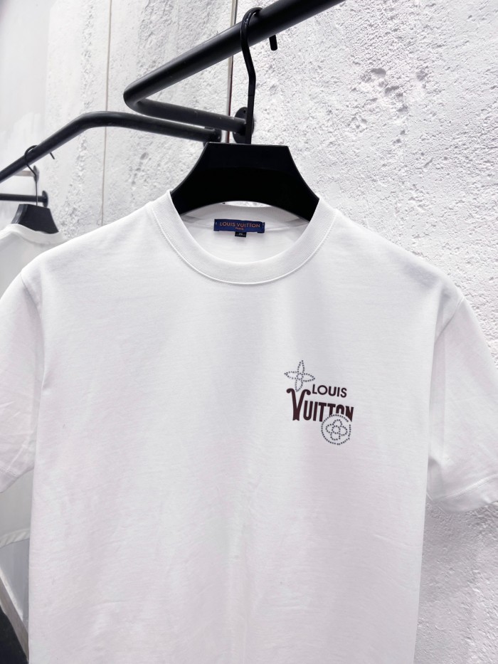 SMCL-4392 High Quality 2026ss Louis Vuitton 280g Cotton T-shirt