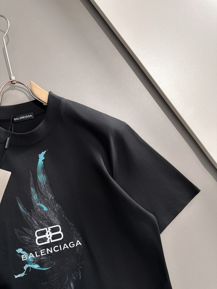 SMCL-4451 High Quality 2026ss Balenciaga 270g Cotton T-shirt
