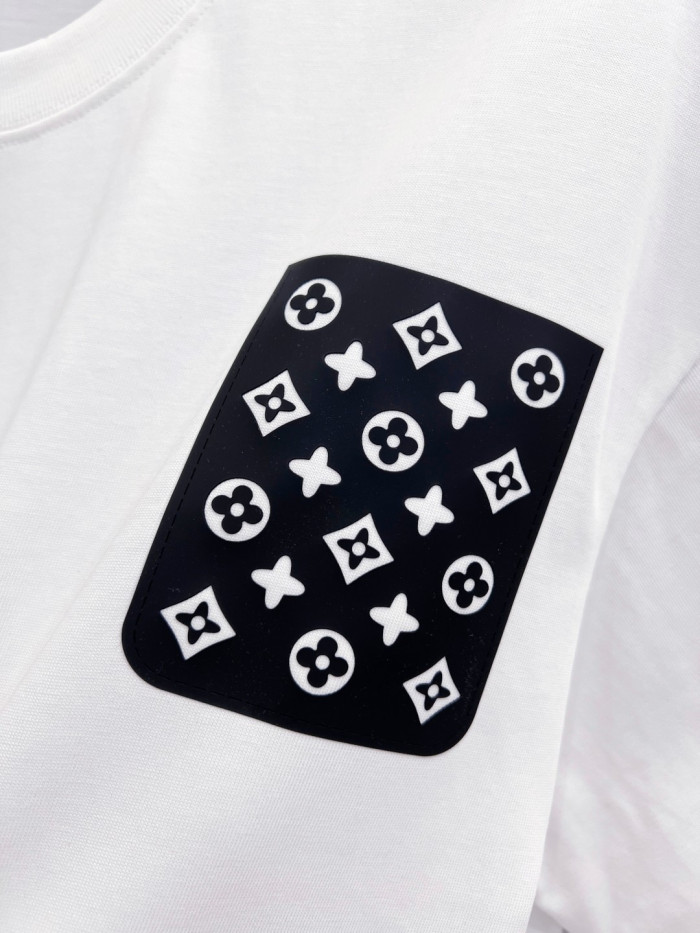 SMCL-4339 High Quality 2026ss Louis Vuitton 280g Cotton T-shirt