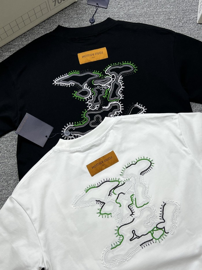 SMCL-4384 High Quality 2026ss Louis Vuitton 280g Cotton T-shirt