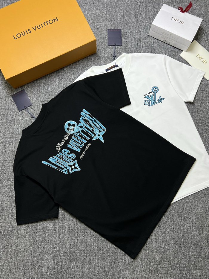 SMCL-4375 High Quality 2026ss Louis Vuitton 280g Cotton T-shirt