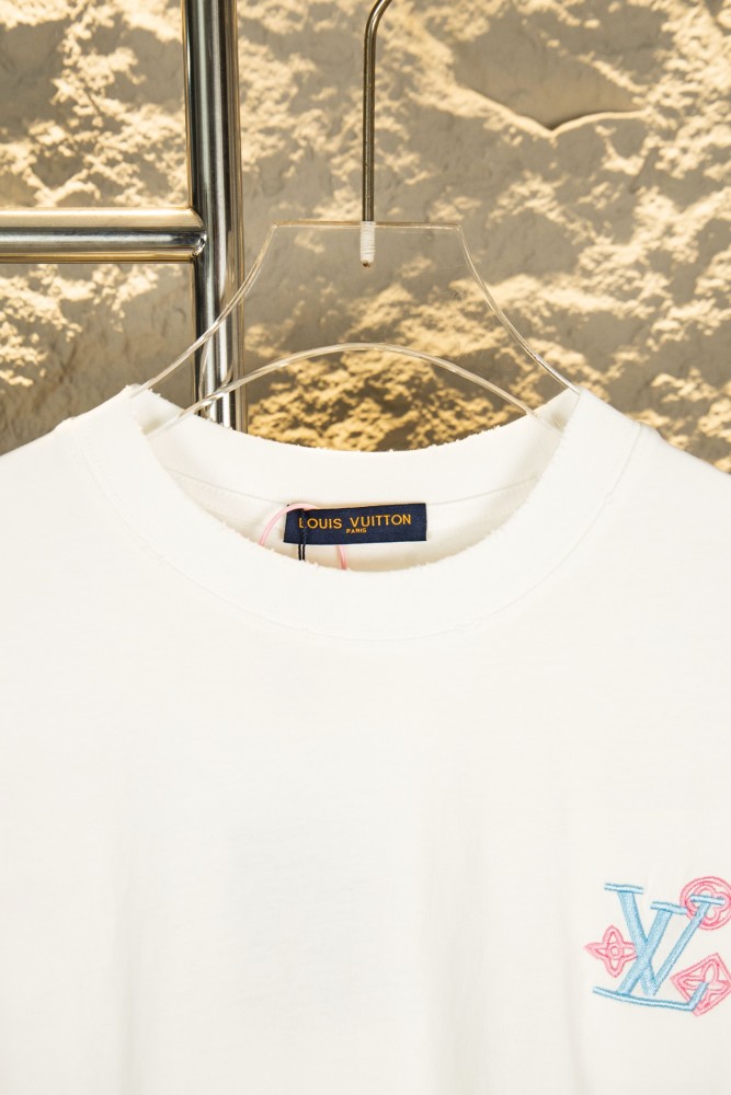 SMCL-4394 High Quality 2026ss Louis Vuitton 280g Cotton T-shirt