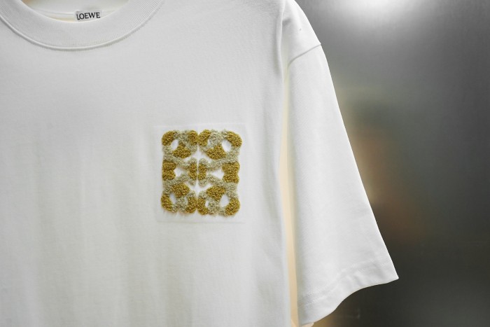 SMCL-4391 High Quality 2026ss LOEWE x Louis Vuitton 280g Cotton T-shirt