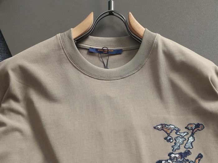 SMCL-4363 High Quality 2026ss Louis Vuitton 280g Cotton T-shirt