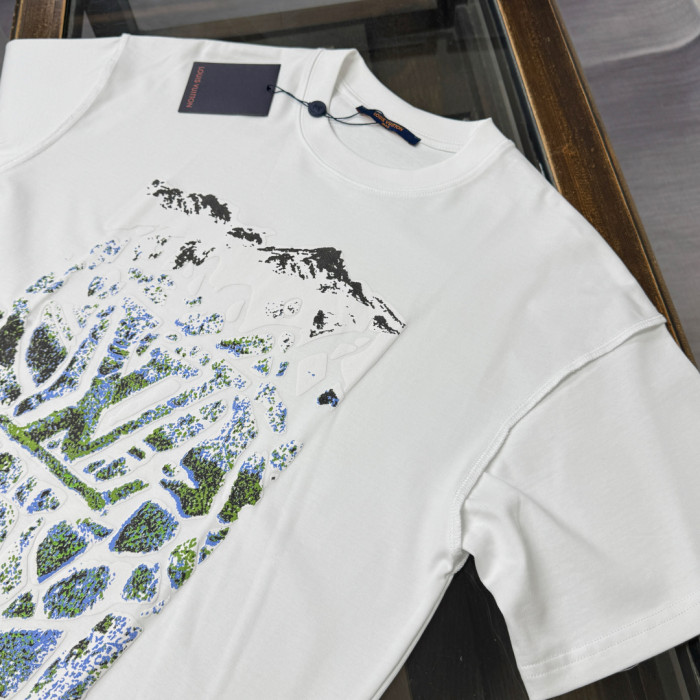 SMCL-4500 High Quality 2026ss Louis Vuitton 240g Cotton Oversize T-shirt