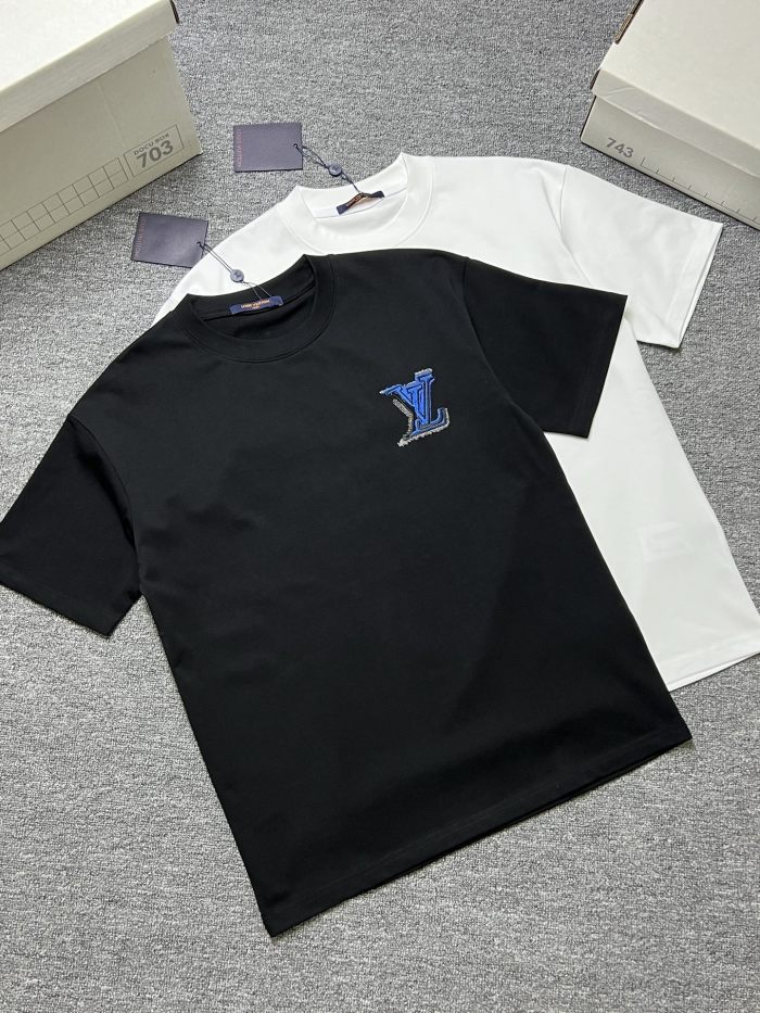 SMCL-4385 High Quality 2026ss Louis Vuitton 280g Cotton T-shirt