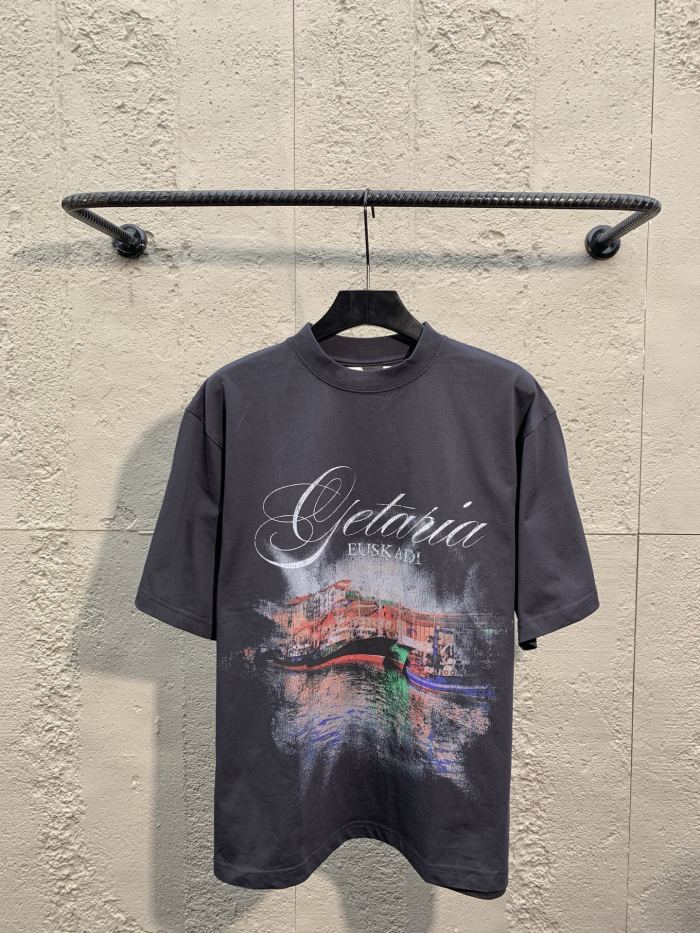 SMCL-4437 High Quality 2026ss Balenciaga 320g Cotton Oversize T-shirt