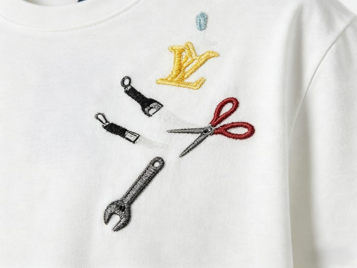 SMCL-4352 High Quality 2026ss Louis Vuitton 280g Cotton T-shirt