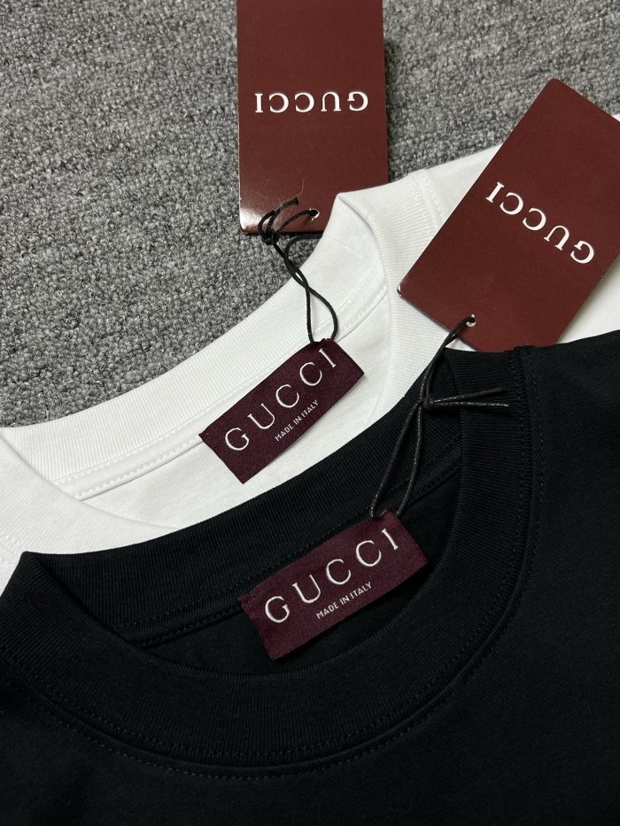 SMCL-4404 High Quality 2026ss GUCCI 320g Cotton T-shirt