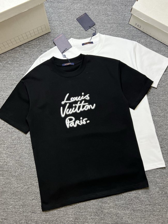 SMCL-4367 High Quality 2026ss Louis Vuitton 280g Cotton T-shirt