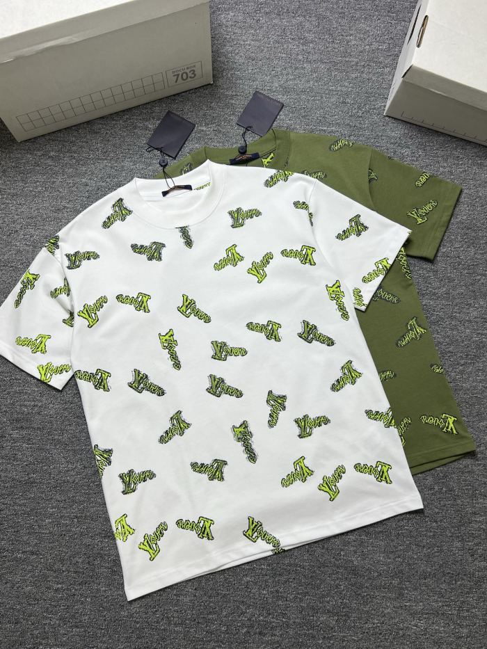 SMCL-4383 High Quality 2026ss Louis Vuitton 280g Cotton T-shirt