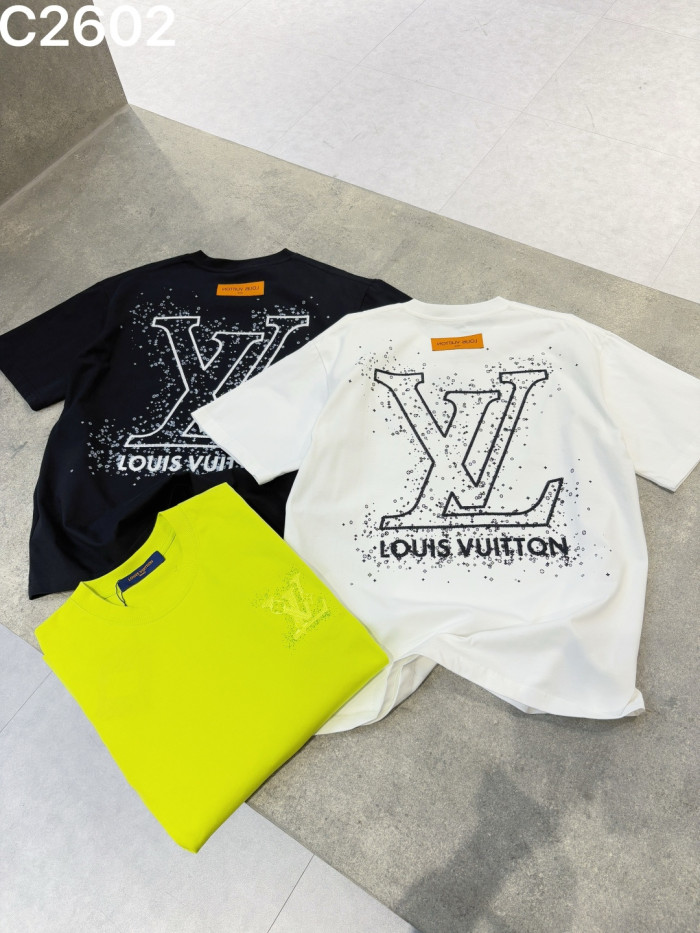 SMCL-4334 High Quality 2026ss Louis Vuitton 280g Cotton T-shirt