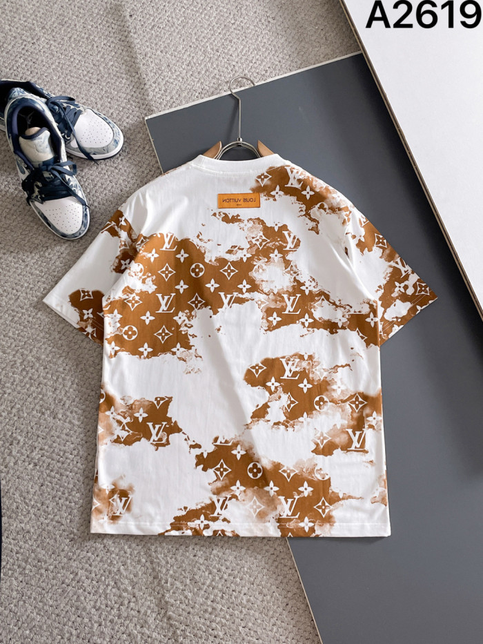 SMCL-4499 High Quality 2026ss Louis Vuitton 280g Cotton T-shirt