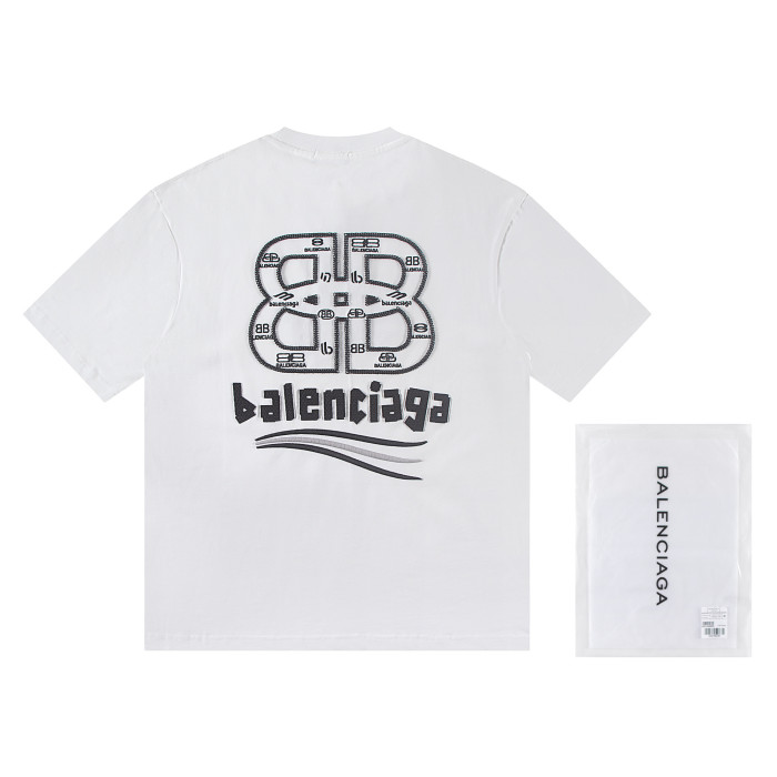 SMCL-4466 High Quality 2026ss Balenciaga 300g Cotton T-shirt