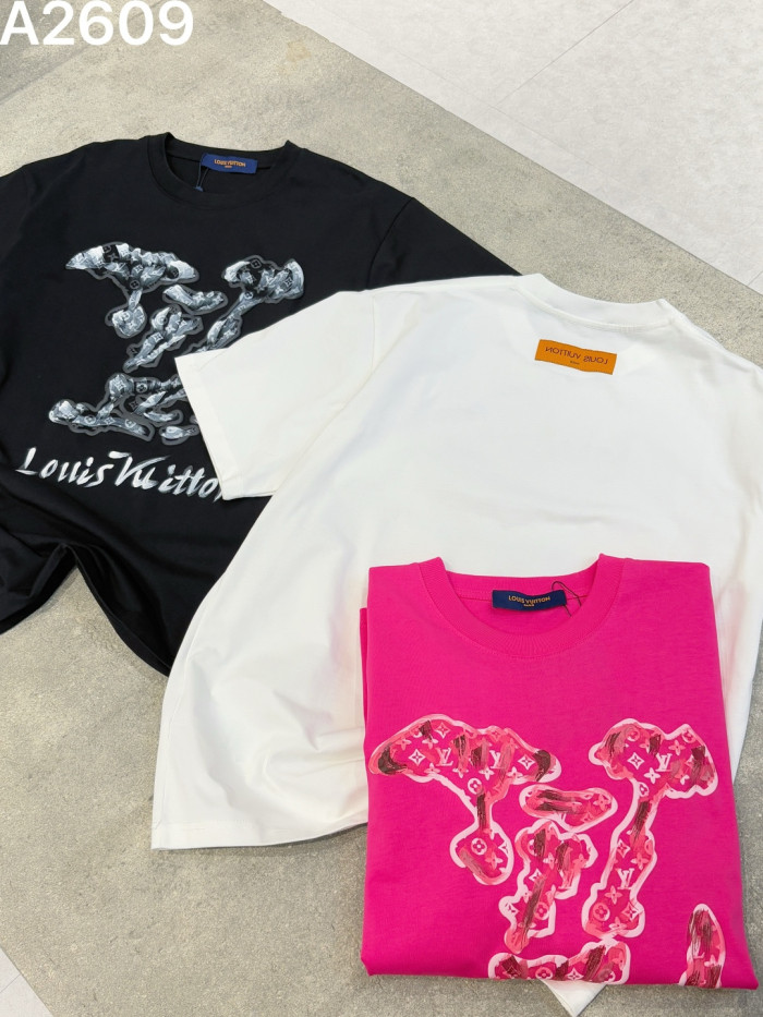 SMCL-4333 High Quality 2026ss Louis Vuitton 280g Cotton T-shirt