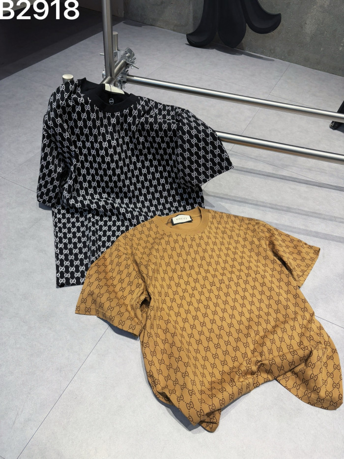 SMCL-4402 High Quality 2026ss GUCCI 280g Cotton T-shirt