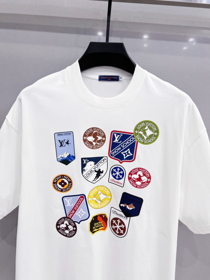 SMCL-4342 High Quality 2026ss Louis Vuitton 280g Cotton T-shirt