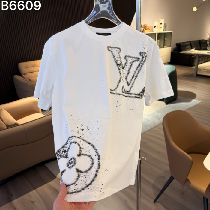 SMCL-4494 High Quality 2026ss Louis Vuitton 280g Cotton T-shirt