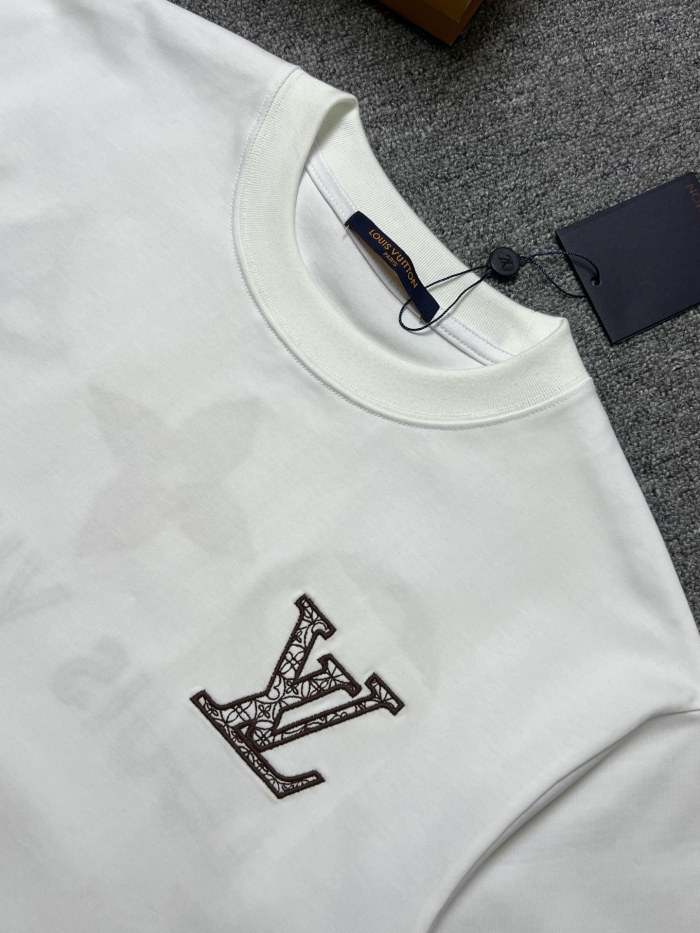 SMCL-4376 High Quality 2026ss Louis Vuitton 280g Cotton T-shirt