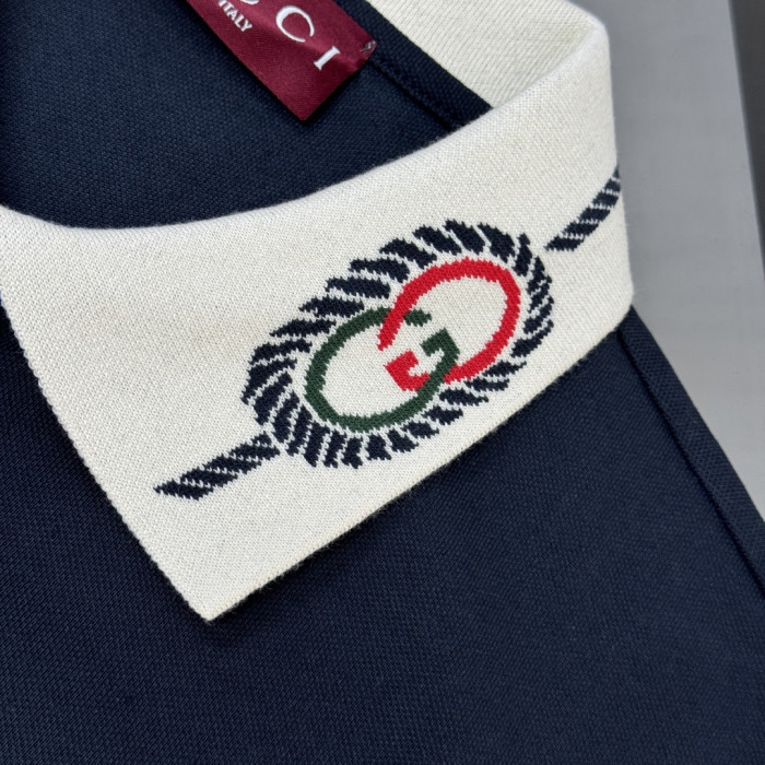 SMCL-4413 High Quality 2026ss GUCCI Knitting Polo-shirt