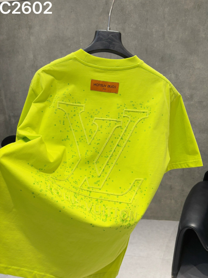 SMCL-4334 High Quality 2026ss Louis Vuitton 280g Cotton T-shirt
