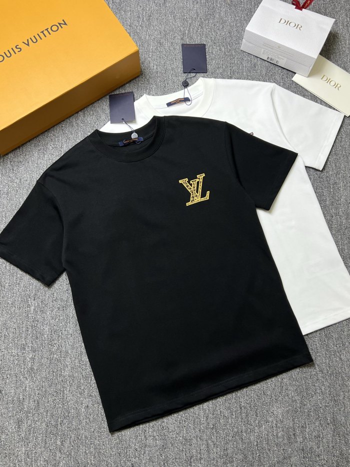 SMCL-4376 High Quality 2026ss Louis Vuitton 280g Cotton T-shirt