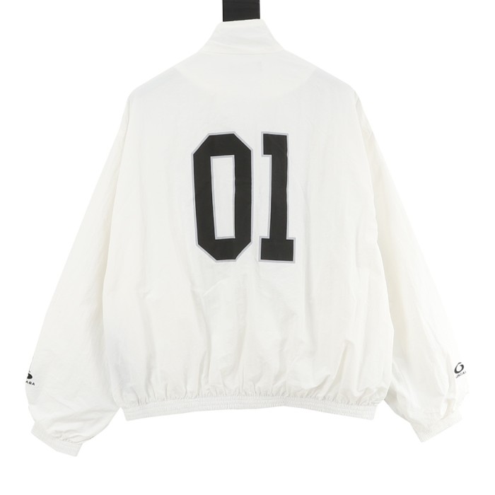 SMCL-4430 High Quality 2026ss Balenciaga 270g Cotton Sportwear Jacket + Pant Set