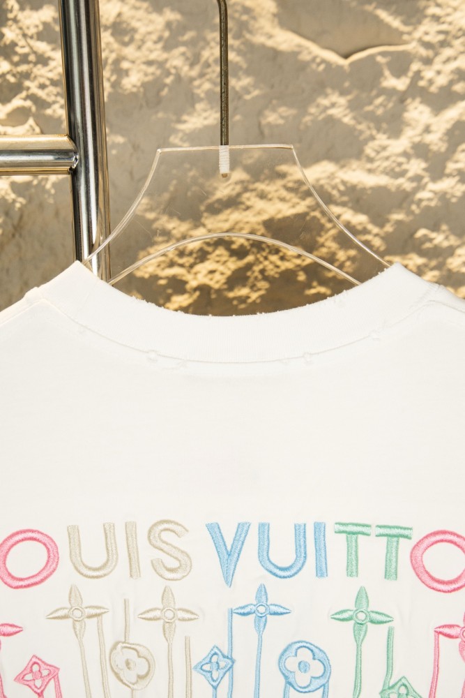 SMCL-4394 High Quality 2026ss Louis Vuitton 280g Cotton T-shirt