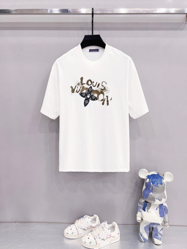 SMCL-4344 High Quality 2026ss Louis Vuitton 280g Cotton T-shirt