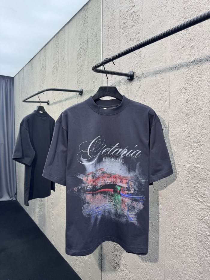 SMCL-4437 High Quality 2026ss Balenciaga 320g Cotton Oversize T-shirt