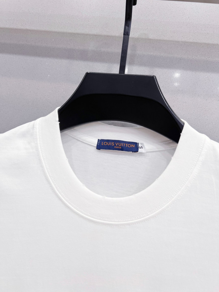 SMCL-4343 High Quality 2026ss Louis Vuitton 280g Cotton T-shirt