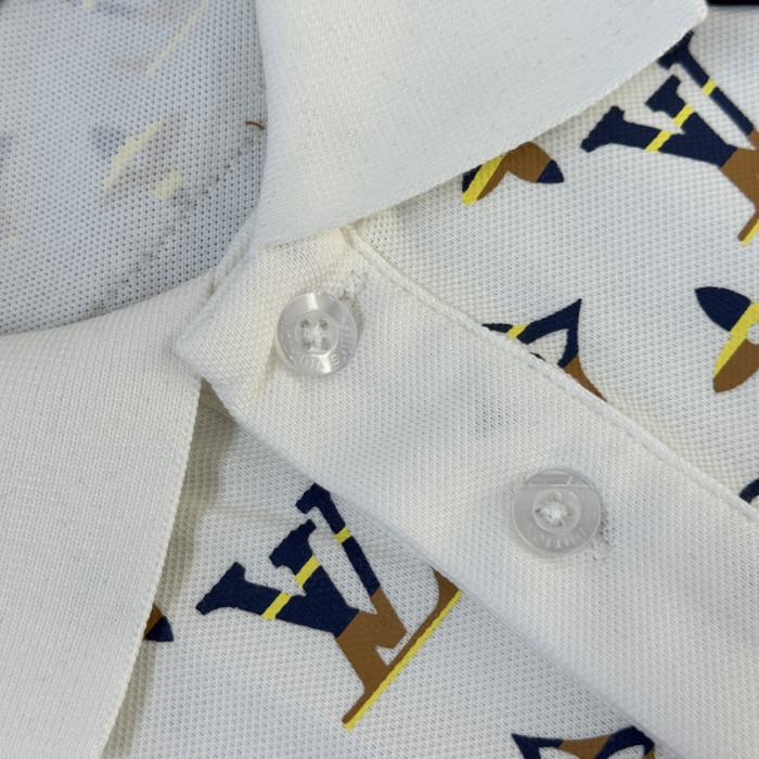 SMCL-4501 High Quality 2026ss Louis Vuitton 270g Cotton Polo-shirt