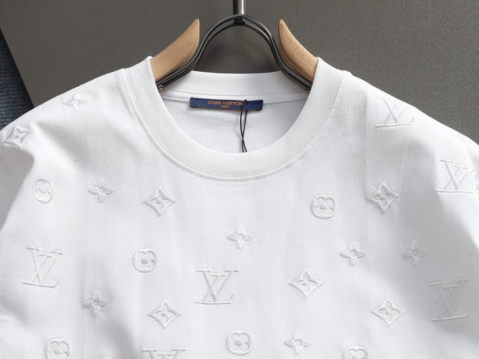 SMCL-4360 High Quality 2026ss Louis Vuitton 280g Cotton T-shirt