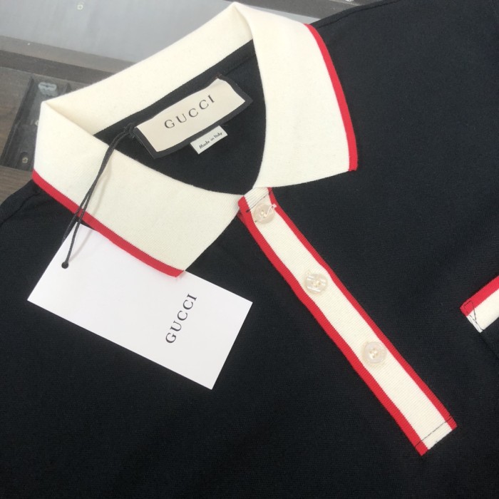 SMCL-4421 High Quality 2026ss GUCCI Knitting Polo-shirt