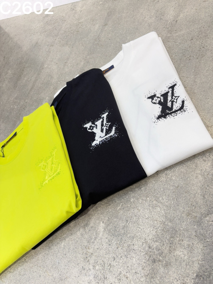 SMCL-4334 High Quality 2026ss Louis Vuitton 280g Cotton T-shirt